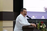 Foto :Jaksa Agung ST Burhanudin Memberikan Pengarahan pada rapat Koordinasi dengan Kemendagri
