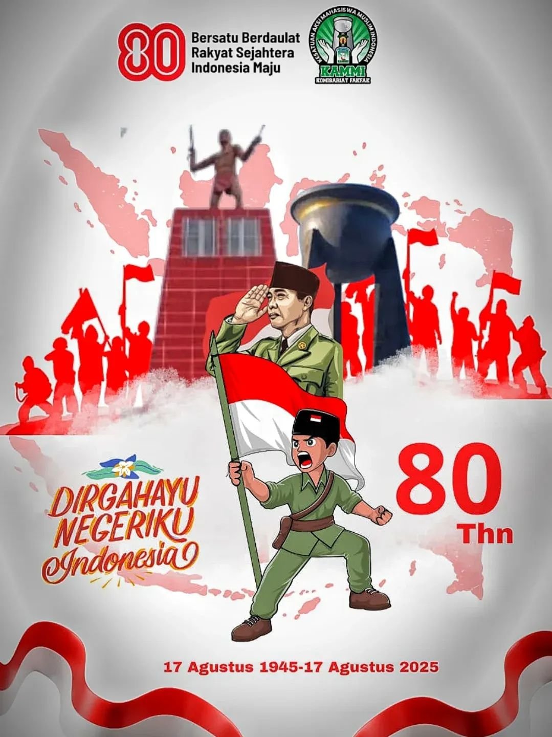 Foto. Salah satu Desain Grafis Peserta Lomba an. Abdul Anas Rumodar