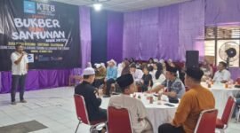 Pengurus Wilayah (PW) Matahari Pagi Indonesia Provinsi DKI Jakarta bersama Karang Taruna Kelurahan Tebet Barat menggelar kegiatan buka puasa bersama dan santunan anak yatim di wilayah Tebet, Jakarta Selatan.
